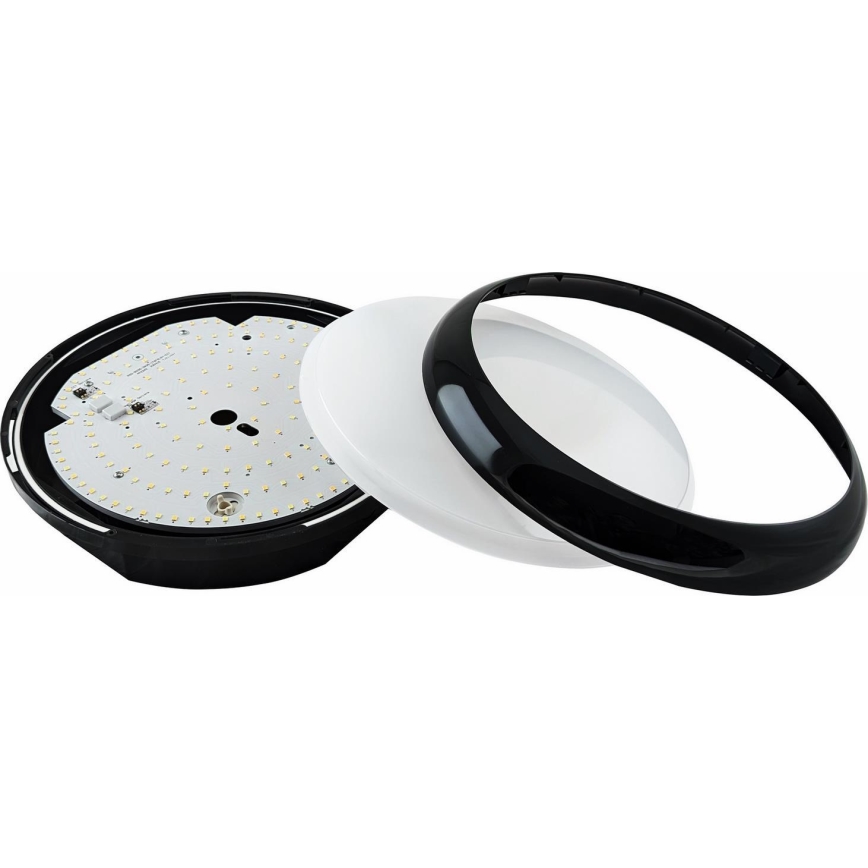LED Dimmable outdoor ceiling light STROPY LED/12/15/18/22W/230V 3000/4000/6000K IP65 black