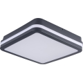 LED Outdoor ceiling light with motion sensor BENO LED/24/30W/230V 3000/3500/4000K IP65 anthracite angular