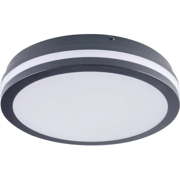 LED Outdoor ceiling light with motion sensor BENO LED/24/30W/230V 3000/3500/4000K IP65 anthracite round