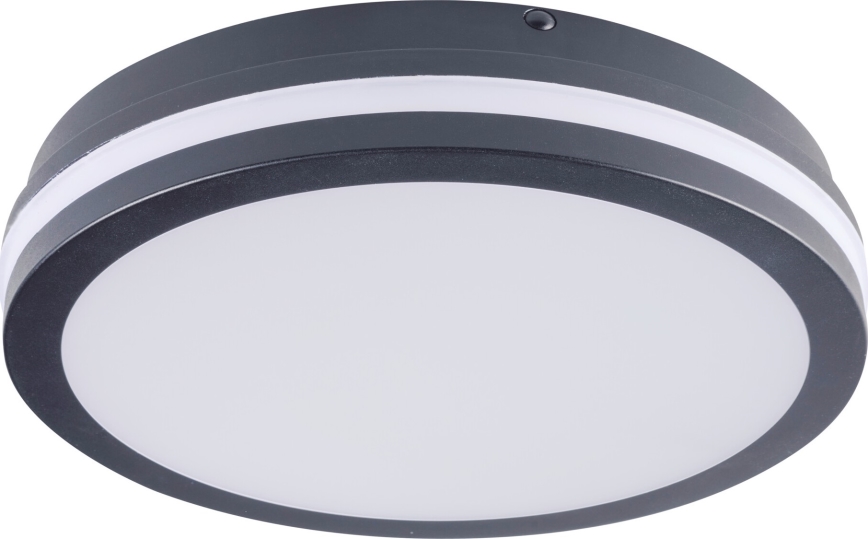 LED Outdoor ceiling light with motion sensor BENO LED/24/30W/230V 3000/3500/4000K IP65 anthracite round