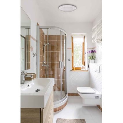 LED Outdoor ceiling light with sensor RENO LED/16W/230V IP66 white