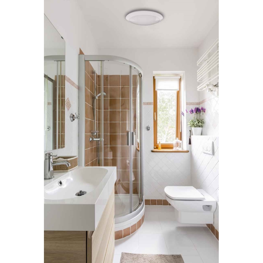 LED Outdoor ceiling light with sensor RENO LED/16W/230V IP66 white