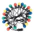 LED Outdoor chain STRING RGB 10m 20xLED/0,5W/230V IP44