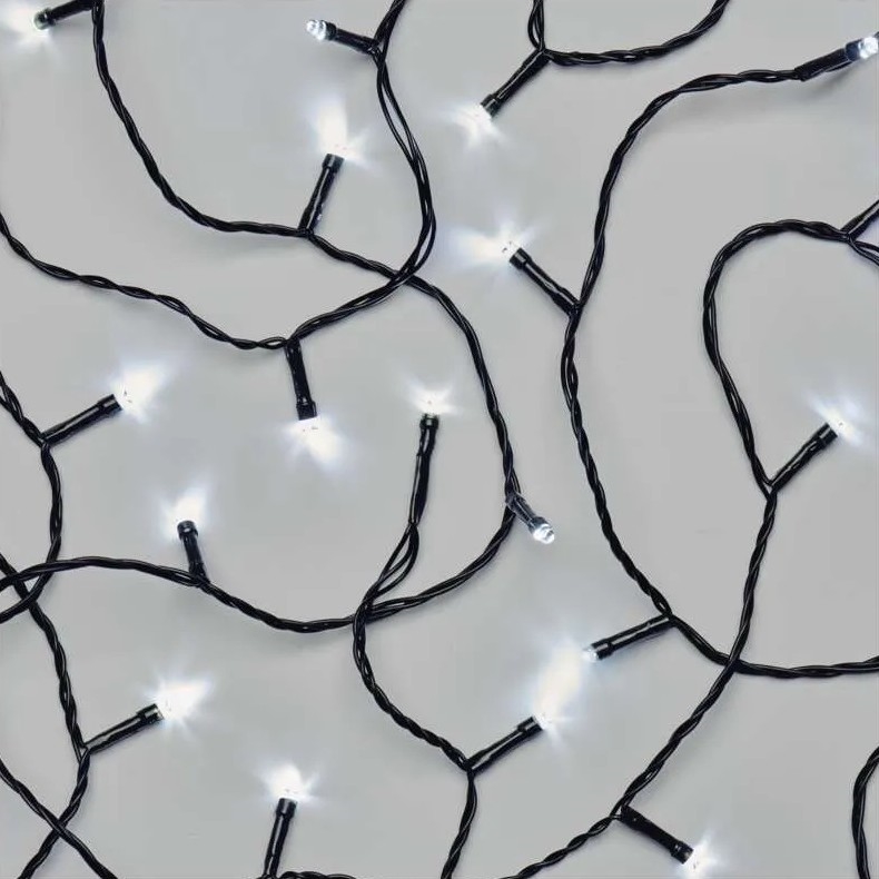 LED Outdoor Christmas chain 100xLED/10m IP44 cool white