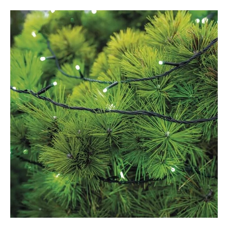 LED Outdoor Christmas chain 100xLED/10m IP44 green