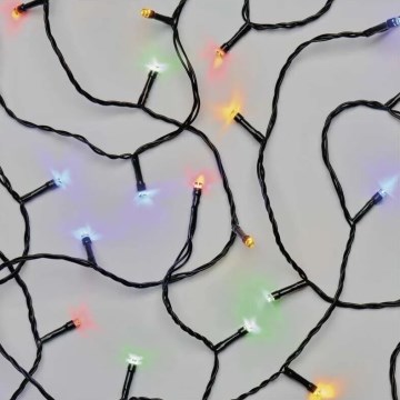 LED Outdoor Christmas chain 100xLED/10m IP44 multicolor