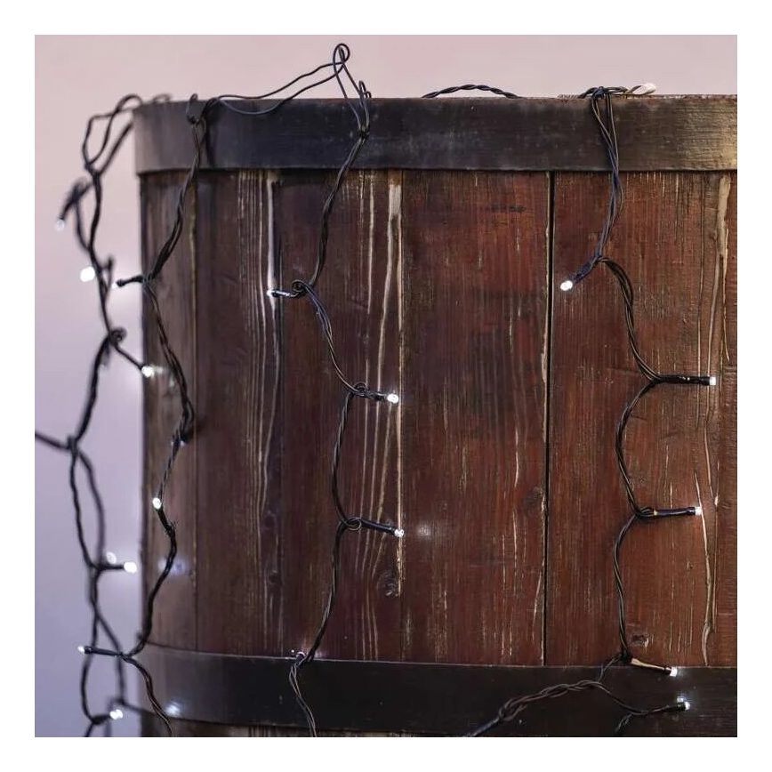 LED Outdoor Christmas chain 100xLED/1x2m IP44 cool white