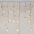 LED Outdoor Christmas chain 100xLED/2,5x0,9m IP44 red/vintage
