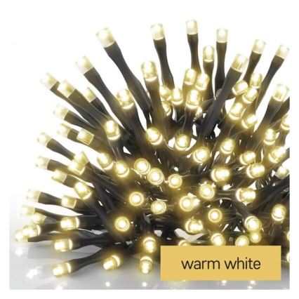 LED Outdoor Christmas chain 100xLED/2,5x0,9m IP44 warm white
