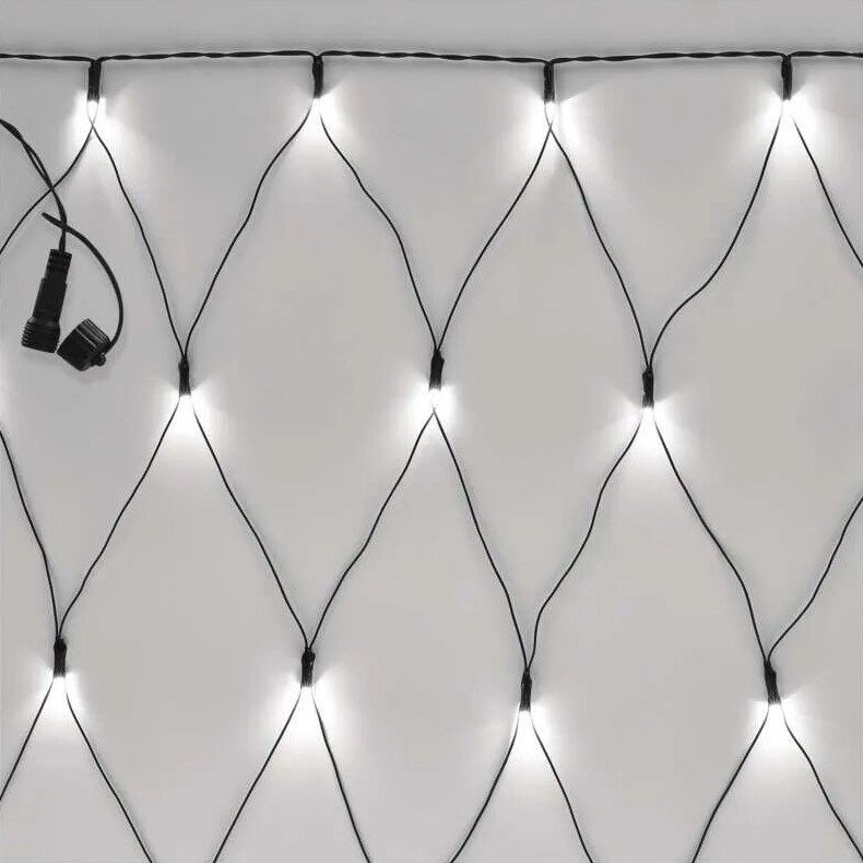 LED Outdoor Christmas chain 160xLED/2x1,5m IP44 cool white