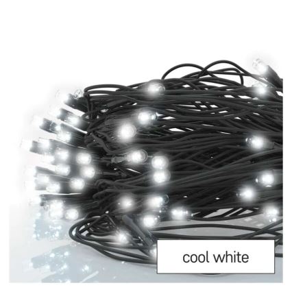 LED Outdoor Christmas chain 160xLED/2x1,5m IP44 cool white