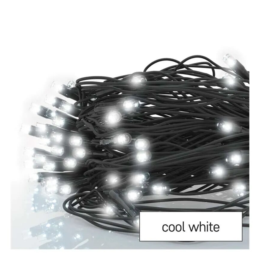 LED Outdoor Christmas chain 160xLED/2x1,5m IP44 cool white