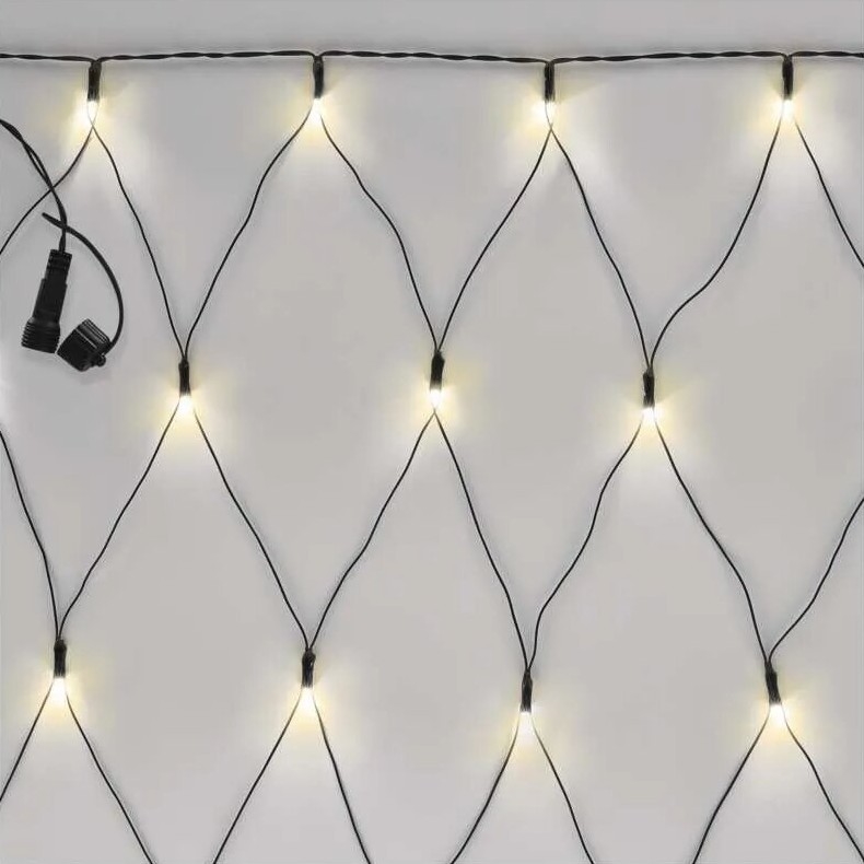 LED Outdoor Christmas chain 160xLED/2x1,5m IP44 warm white