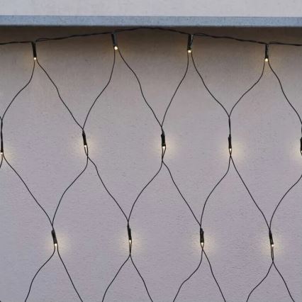 LED Outdoor Christmas chain 160xLED/2x1,5m IP44 warm white