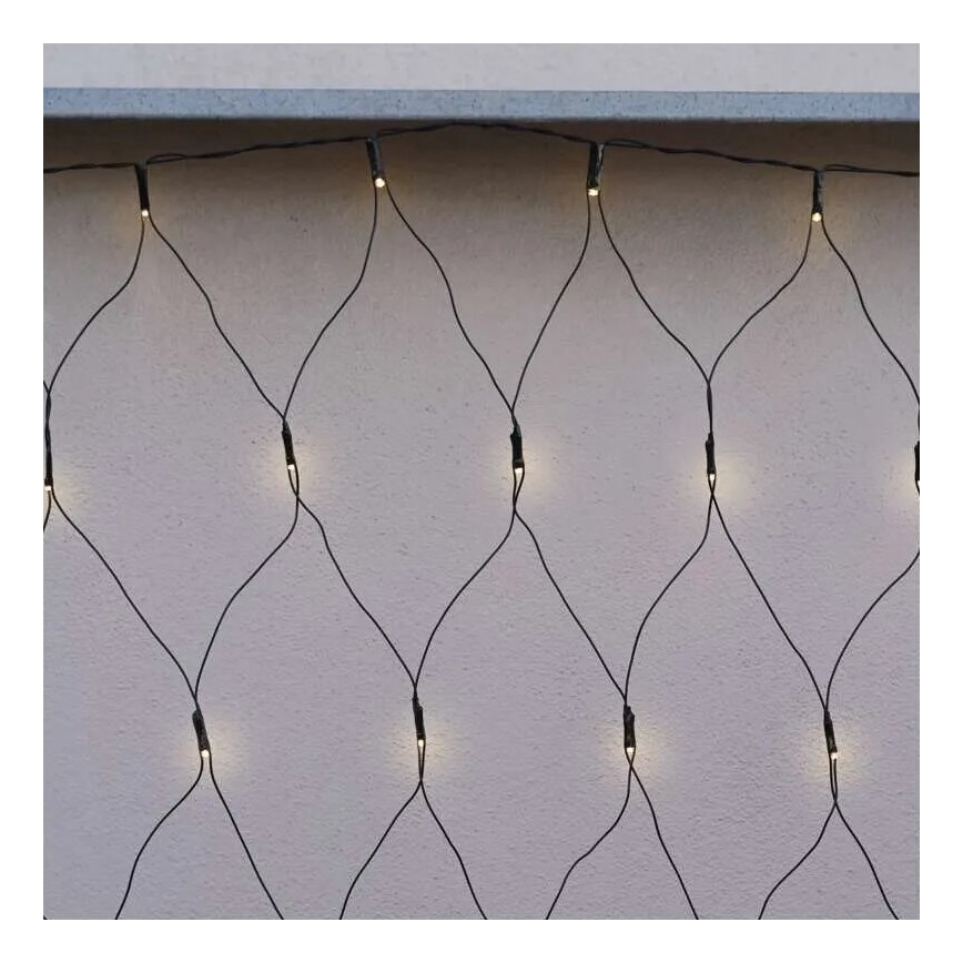 LED Outdoor Christmas chain 160xLED/2x1,5m IP44 warm white