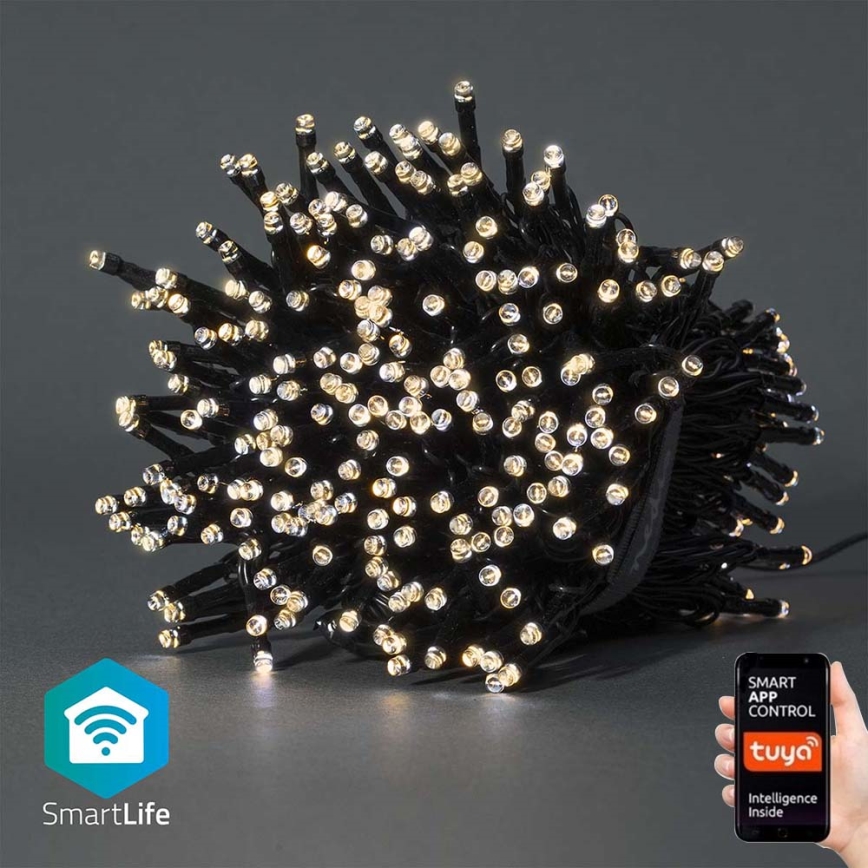 LED Outdoor Christmas chain 400xLED/8 functions 25m IP65 Wi-Fi Tuya warm white