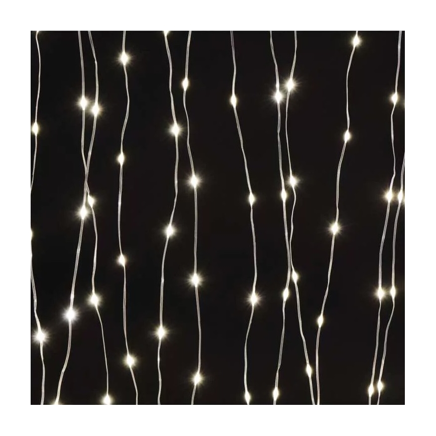 LED Outdoor Christmas chain 400xLED/8 functions 7,9 m IP44 warm white