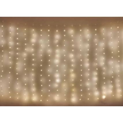 LED Outdoor Christmas chain 400xLED/8 functions 7,9 m IP44 warm white