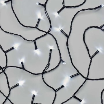 LED Outdoor Christmas chain 50xLED/5m IP44 cool white