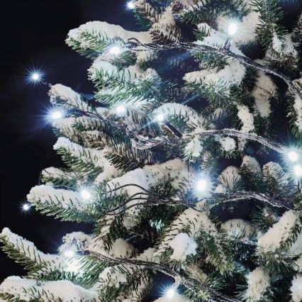LED Outdoor Christmas chain 50xLED/5m IP44 cool white