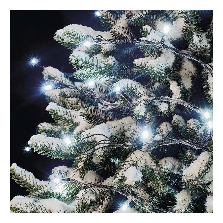 LED Outdoor Christmas chain 50xLED/5m IP44 cool white