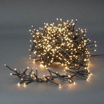 LED Outdoor Christmas chain 576xLED/7 functions 7,2m IP44 warm white