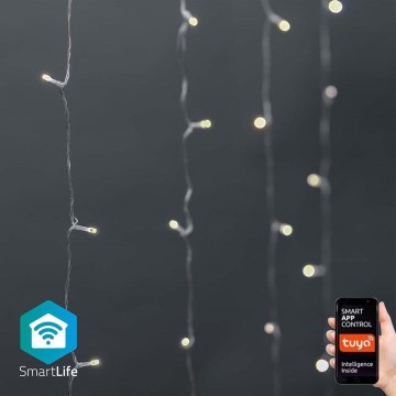 LED Outdoor Christmas curtain 200xLED/8 functions 6m IP65 Wi-Fi Tuya warm white