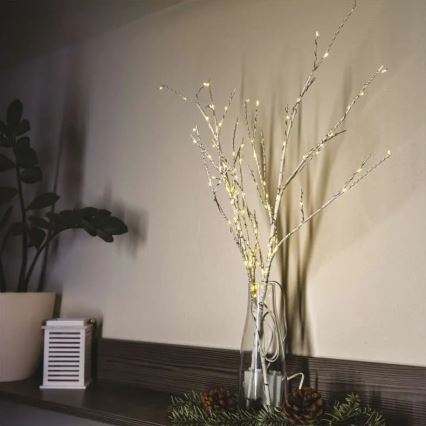 LED Outdoor Christmas Decoration 100 LEDs/3xAA Warm White IP44