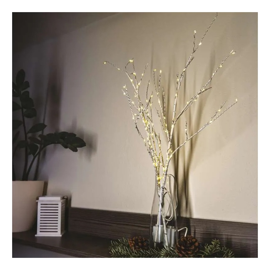 LED Outdoor Christmas Decoration 100 LEDs/3xAA Warm White IP44