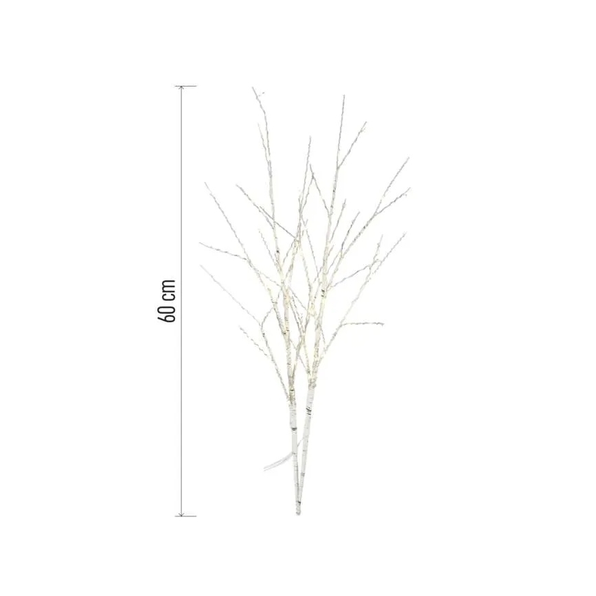 LED Outdoor Christmas Decoration 100 LEDs/3xAA Warm White IP44