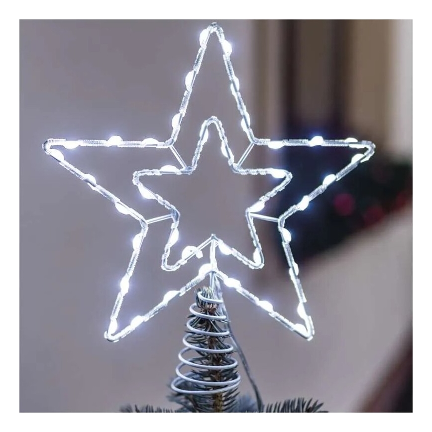 LED Outdoor Christmas decoration 30xLED/4W/30V IP44 cool white