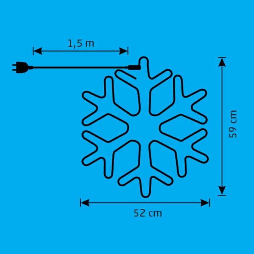 LED Outdoor Christmas decoration LED/26W/230V IP44