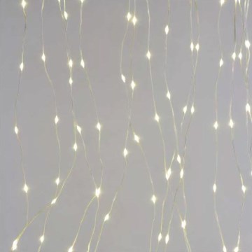 LED Outdoor Christmas Light String, 240 LEDs / 8 Functions, 6.7 m, IP44, Warm White