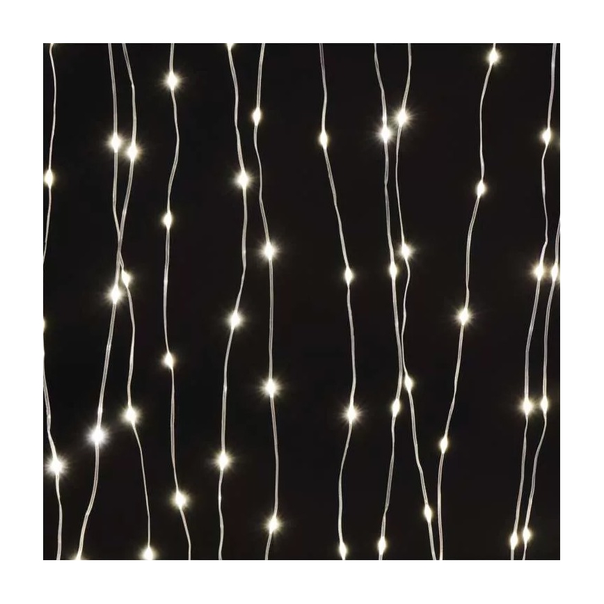 LED Outdoor Christmas Light String, 240 LEDs / 8 Functions, 6.7 m, IP44, Warm White