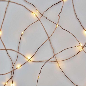 LED Outdoor Christmas String 40xLED/9m IP44 Warm White