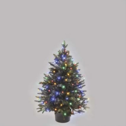 LED Outdoor Christmas String Lights, 80 LEDs, 8 Modes, 13 m, Multicolor, IP44
