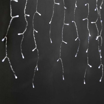 LED Outdoor Curtain Light 360 LEDs / 7 Modes 14 m IP44 Cool White