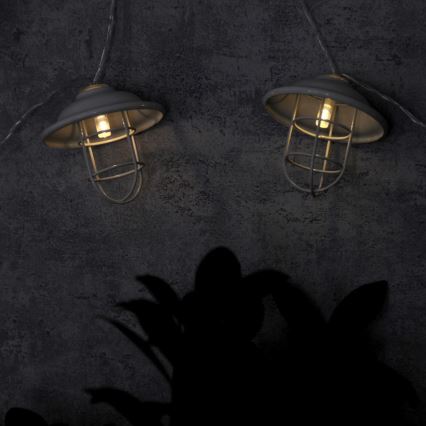 LED Outdoor decorative lighting LOFT 10xLED/2xAA