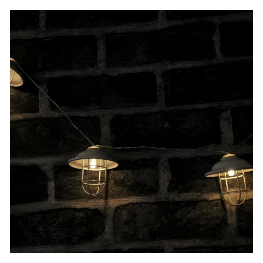 LED Outdoor decorative lighting LOFT 10xLED/2xAA