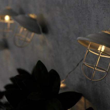 LED Outdoor decorative lighting LOFT 10xLED/2xAA