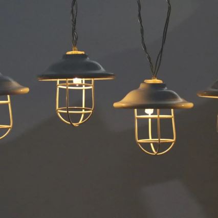 LED Outdoor decorative lighting LOFT 10xLED/2xAA