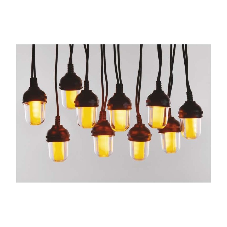 LED Outdoor Decorative String Lights, 100 LEDs / 9.5 m, IP44