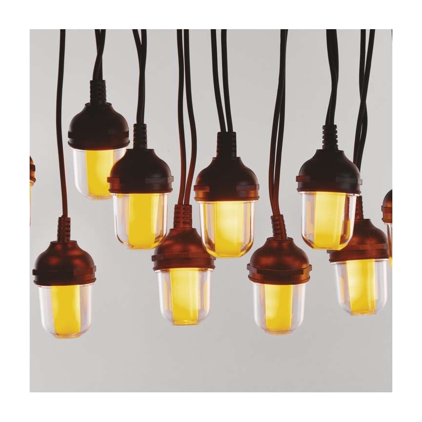 LED Outdoor Decorative String Lights, 100 LEDs / 9.5 m, IP44