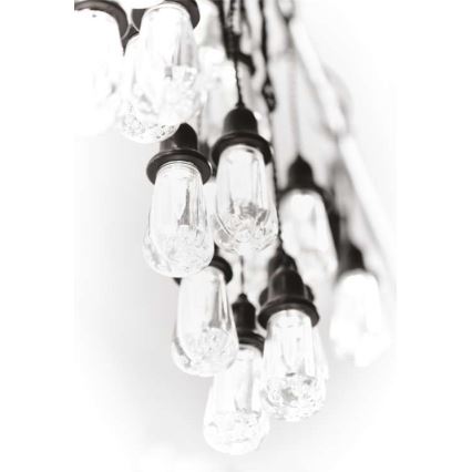 LED Outdoor Decorative String Lights, 16 LEDs, 8.6 m, IP44, Cool White