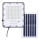 LED Outdoor dimmable solar floodlight LED/100W/3,2V 4500K IP65 black + remote control
