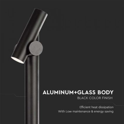 LED Outdoor flexible lamp LED/4W/230V 4000K IP44 100 cm black