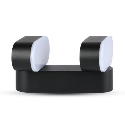 LED Outdoor flexible wall light 2xLED/12W/230V IP65 black