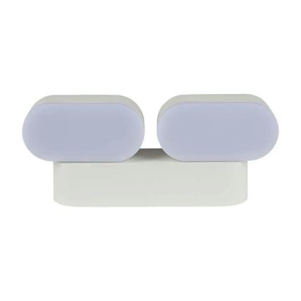LED Outdoor flexible wall light 2xLED/12W/230V IP65 grey