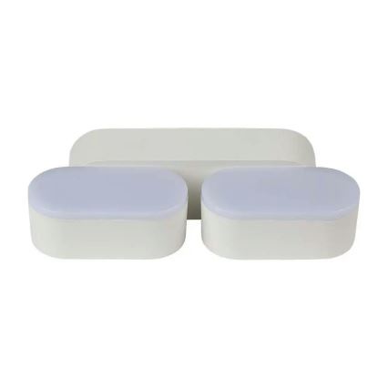 LED Outdoor flexible wall light 2xLED/12W/230V IP65 grey