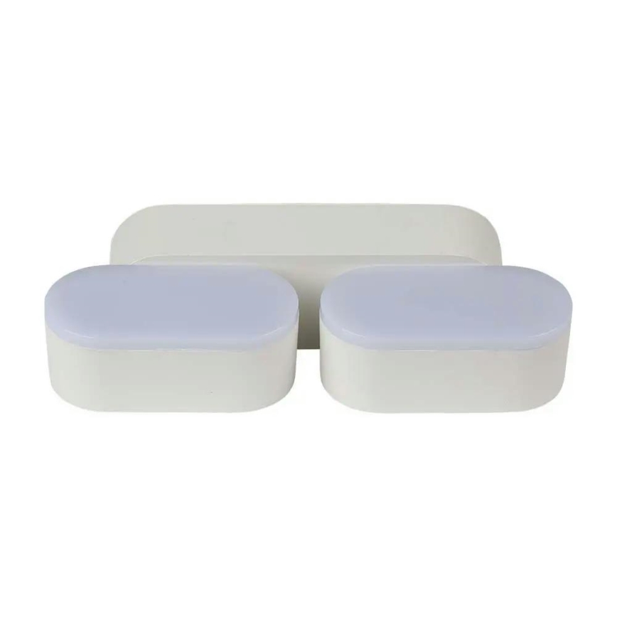 LED Outdoor flexible wall light 2xLED/12W/230V IP65 grey